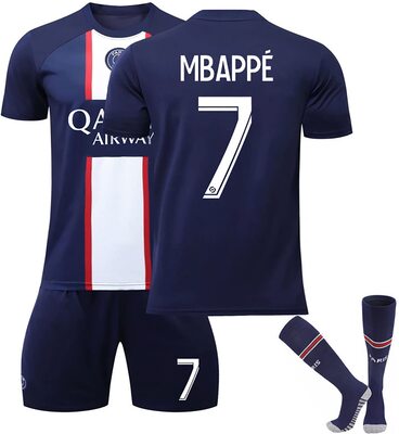 ZZD Fußball Trikot für Paris Saint-Germain Trikot Set 22-23 PSG Heim-/Auswärtstrikot Kurzarmtrikot Shorts Set für Fußballtrikot für Erwachsene und Kinder bei Amazon bestellen