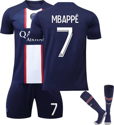 ZZD Fußball Trikot für PSG Trikot Set 22-23 PSG Heim-/Auswärtstrikot Kurzarmtrikot Shorts Set für Fußballtrikot für Erwachsene und Kinder bei Amazon bestellen
